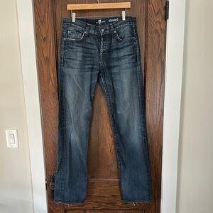 7 For All Mankind Men's Blue Jeans 32x34